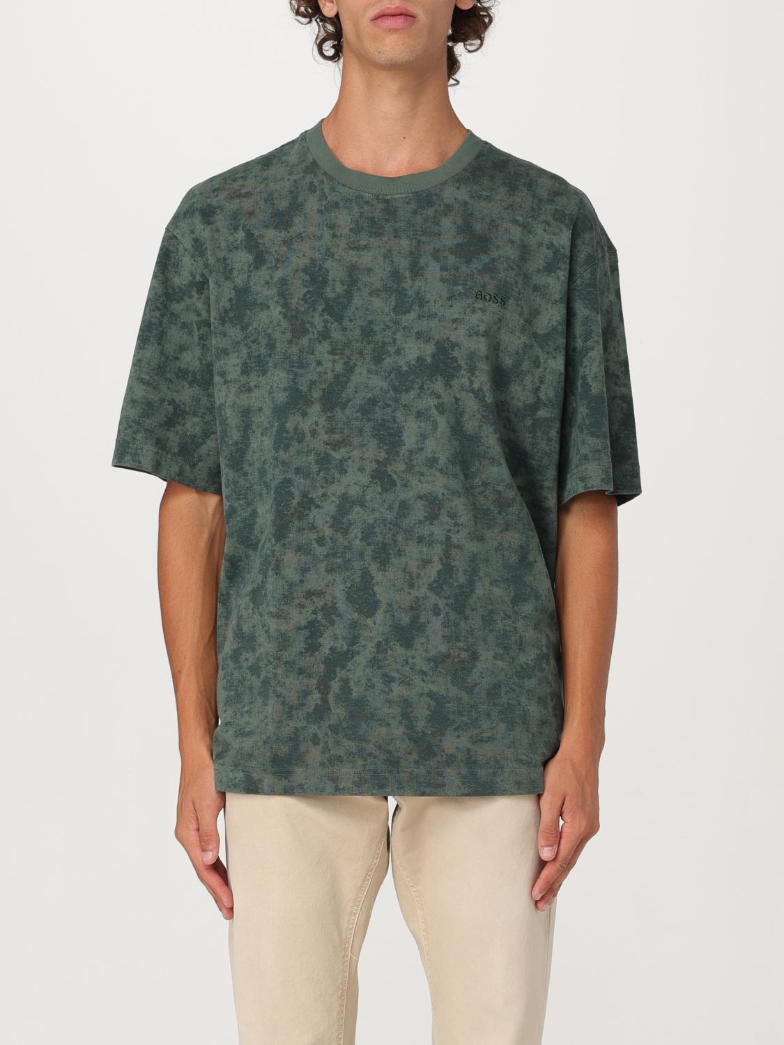 Giglio T-shirt in jersey camouflage Boss