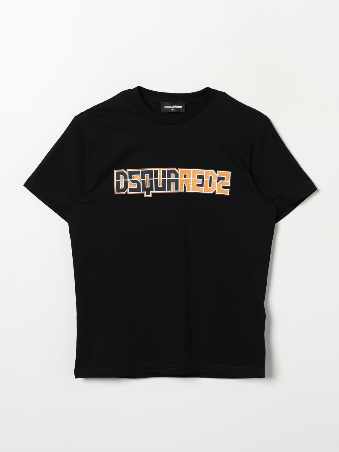 DSQUARED2 T-SHIRT: T-shirt kids Dsquared2, Black - Img 1