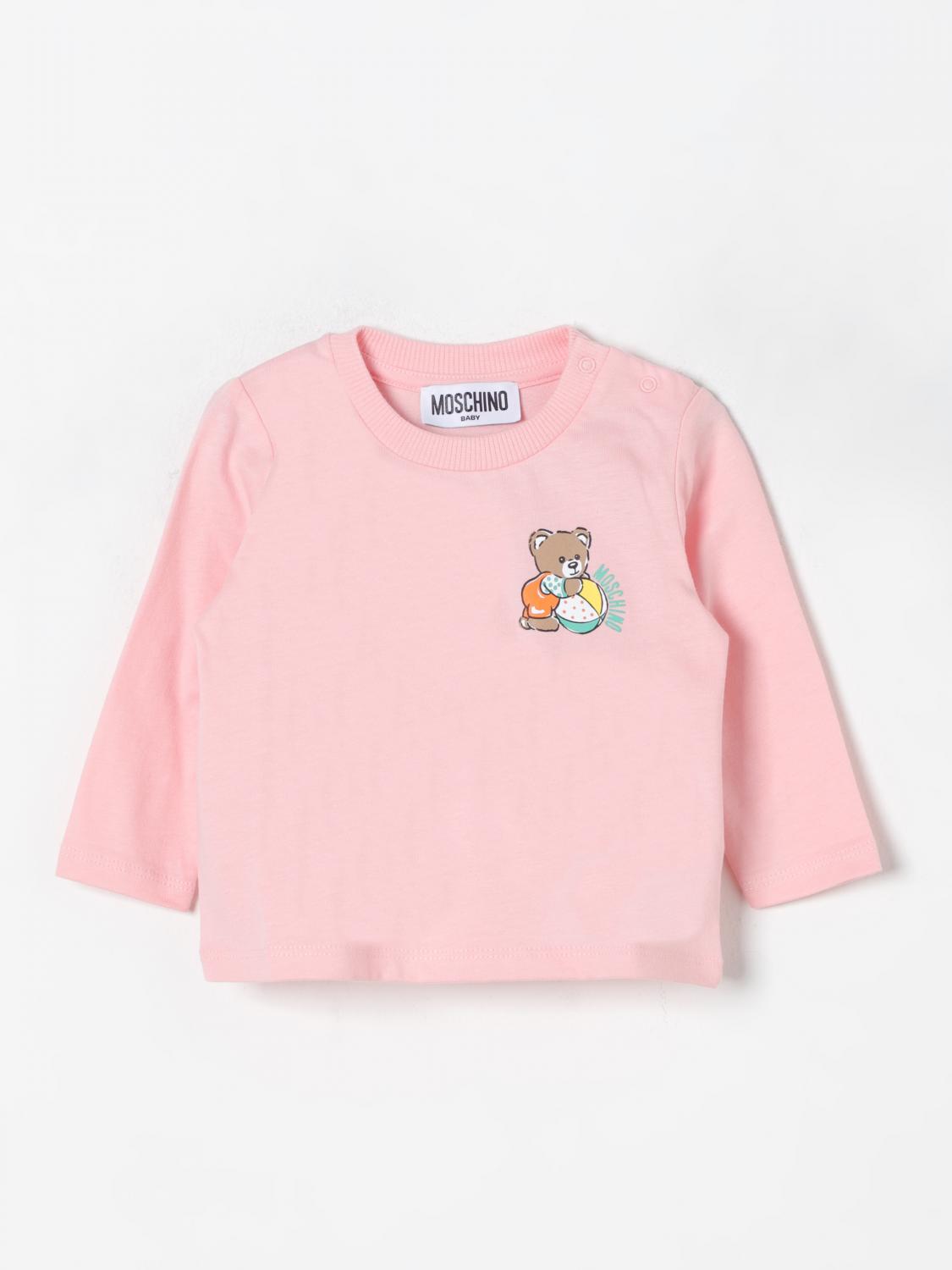 MOSCHINO T-SHIRT: T-shirt kids Moschino, Pink - Img 1