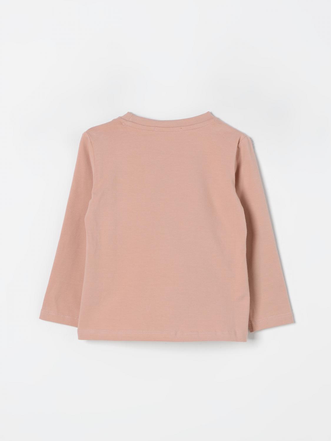 PINKO SWEATER: Pinko shirt with logo print, Pink - Img 2