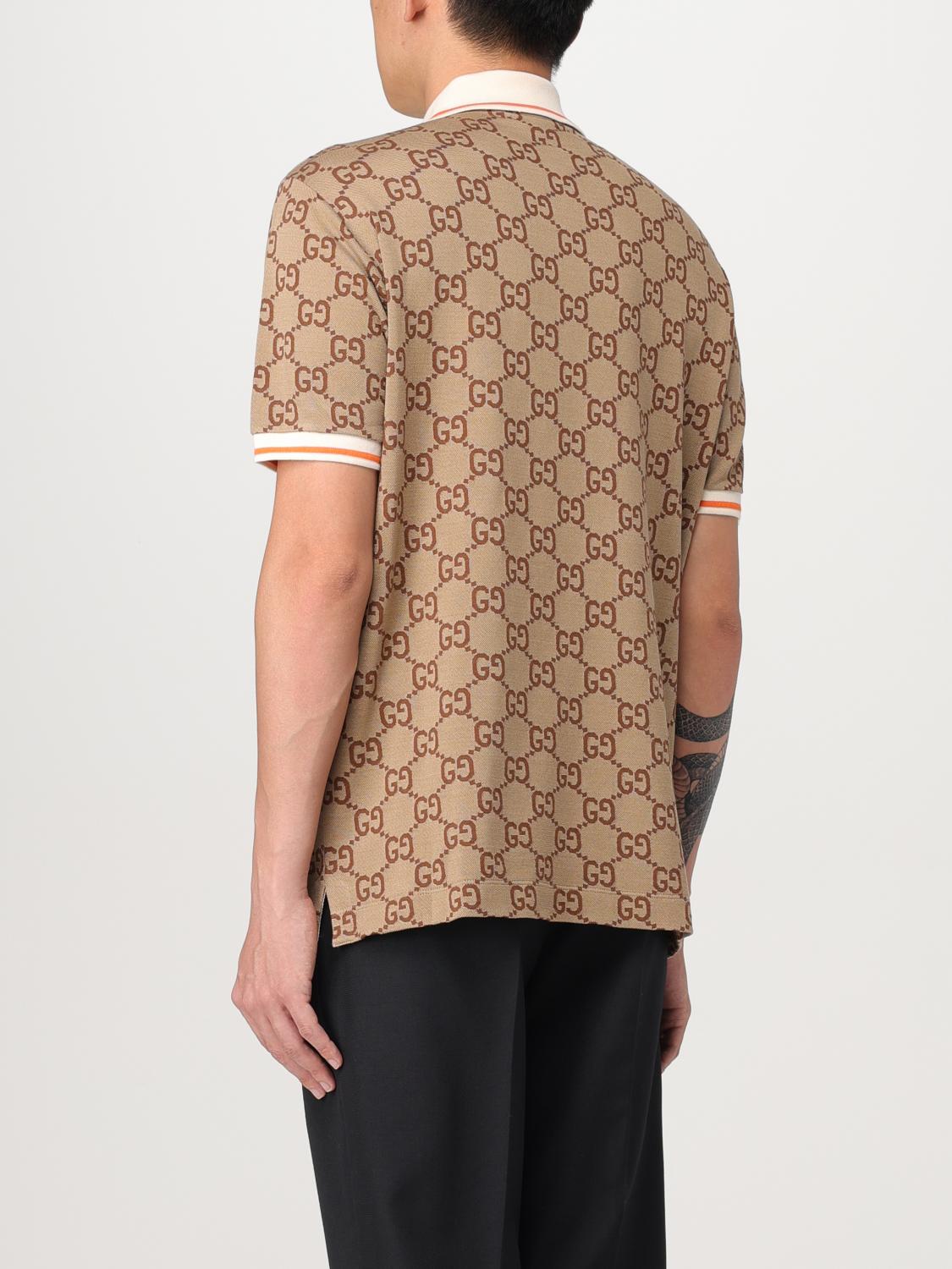 GUCCI POLO: Polo hombre Gucci, Beige - Img 3