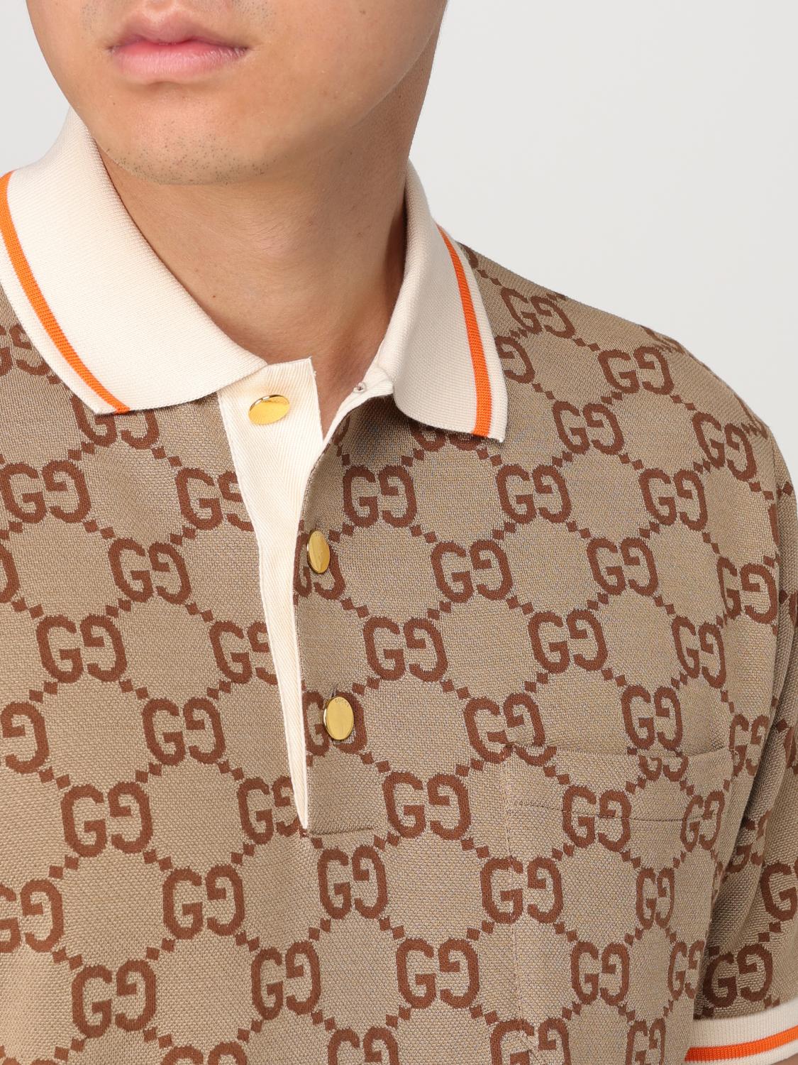 GUCCI POLO: Polo hombre Gucci, Beige - Img 5