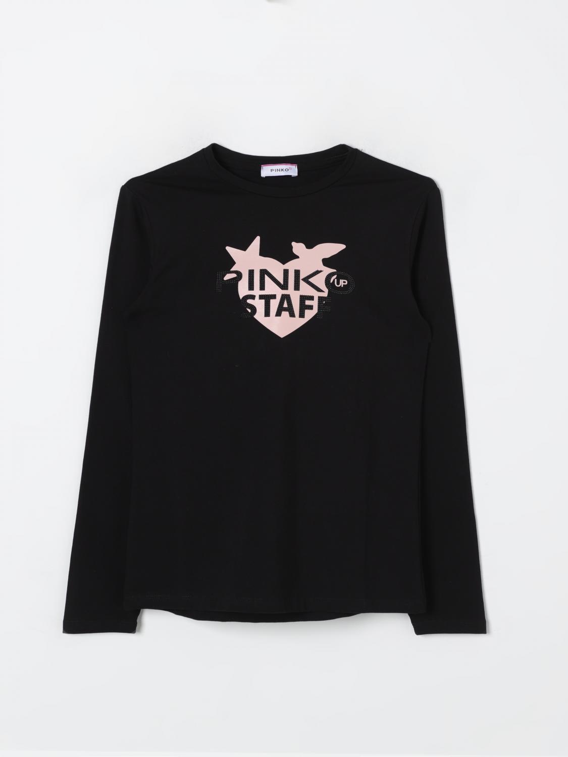 PINKO MAGLIA: Maglietta Love Birds Pinko, Nero - Img 1