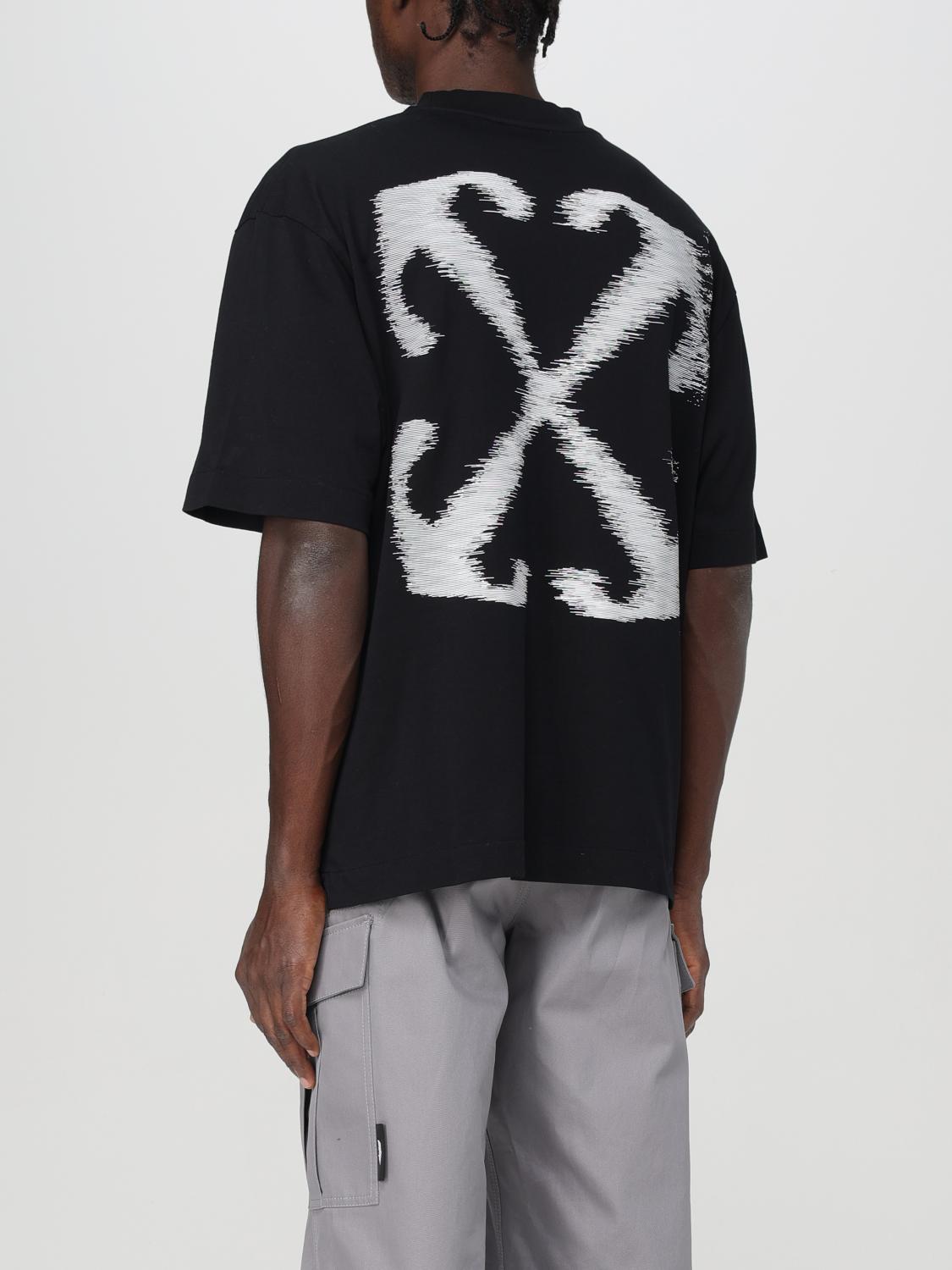 Off-White T-shirt men - Black | OMAA120F24JER0061001 | GIGLIO.COM