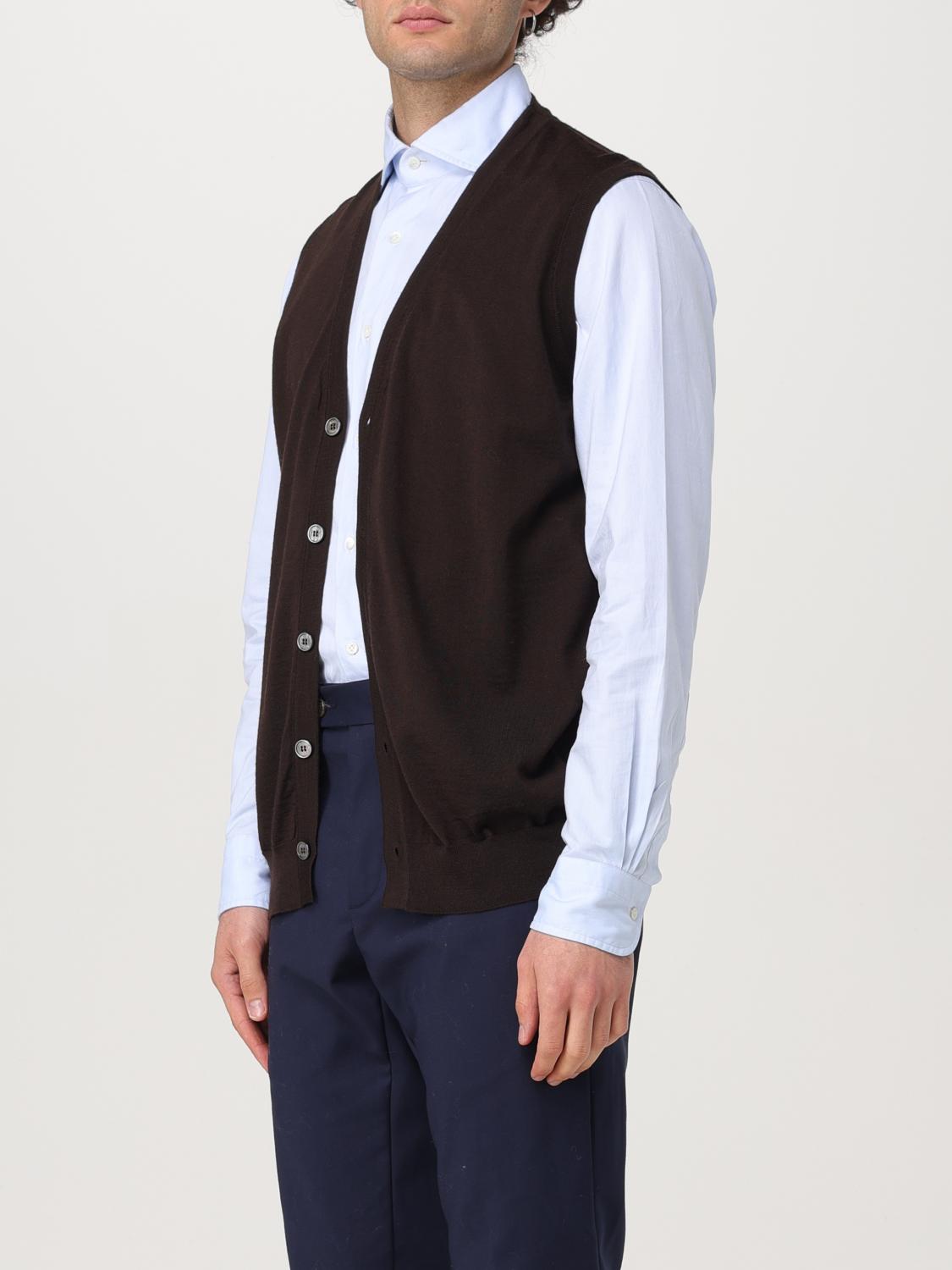 DRUMOHR CARDIGAN: Cardigan homme Drumohr, Marron - Img 3