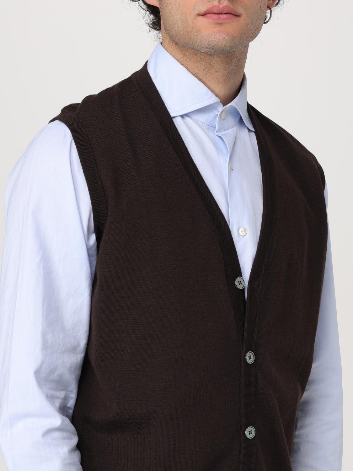 DRUMOHR CARDIGAN: Cardigan homme Drumohr, Marron - Img 4