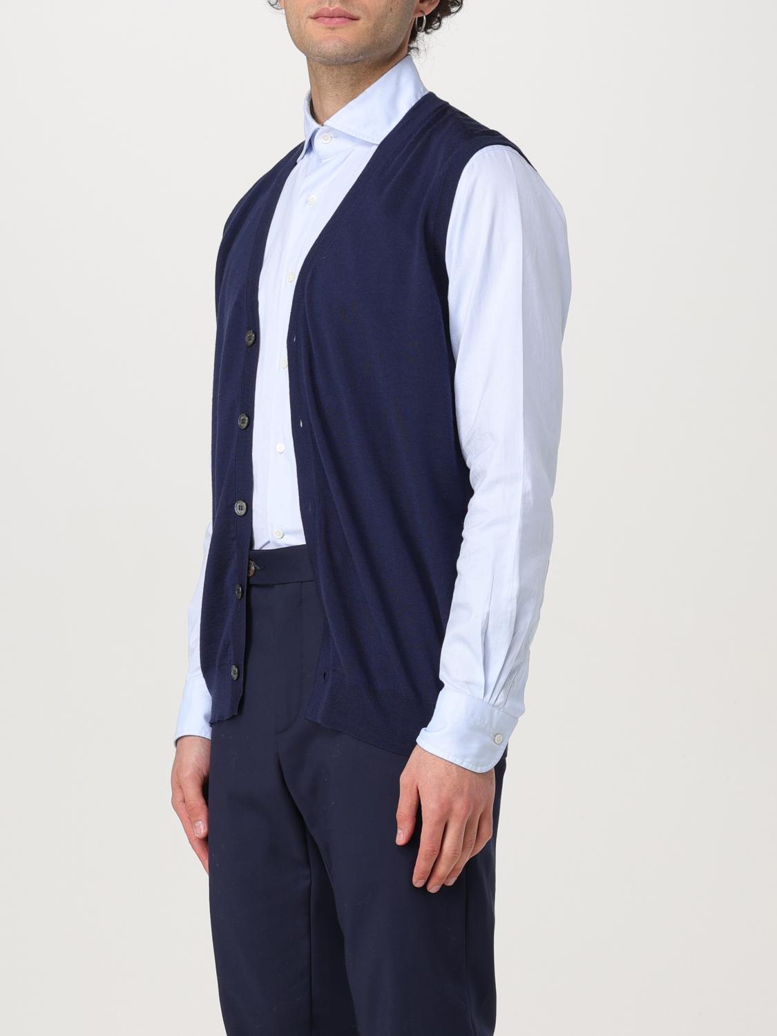 DRUMOHR CARDIGAN: Cardigan homme Drumohr, Bleu Marine - Img 3