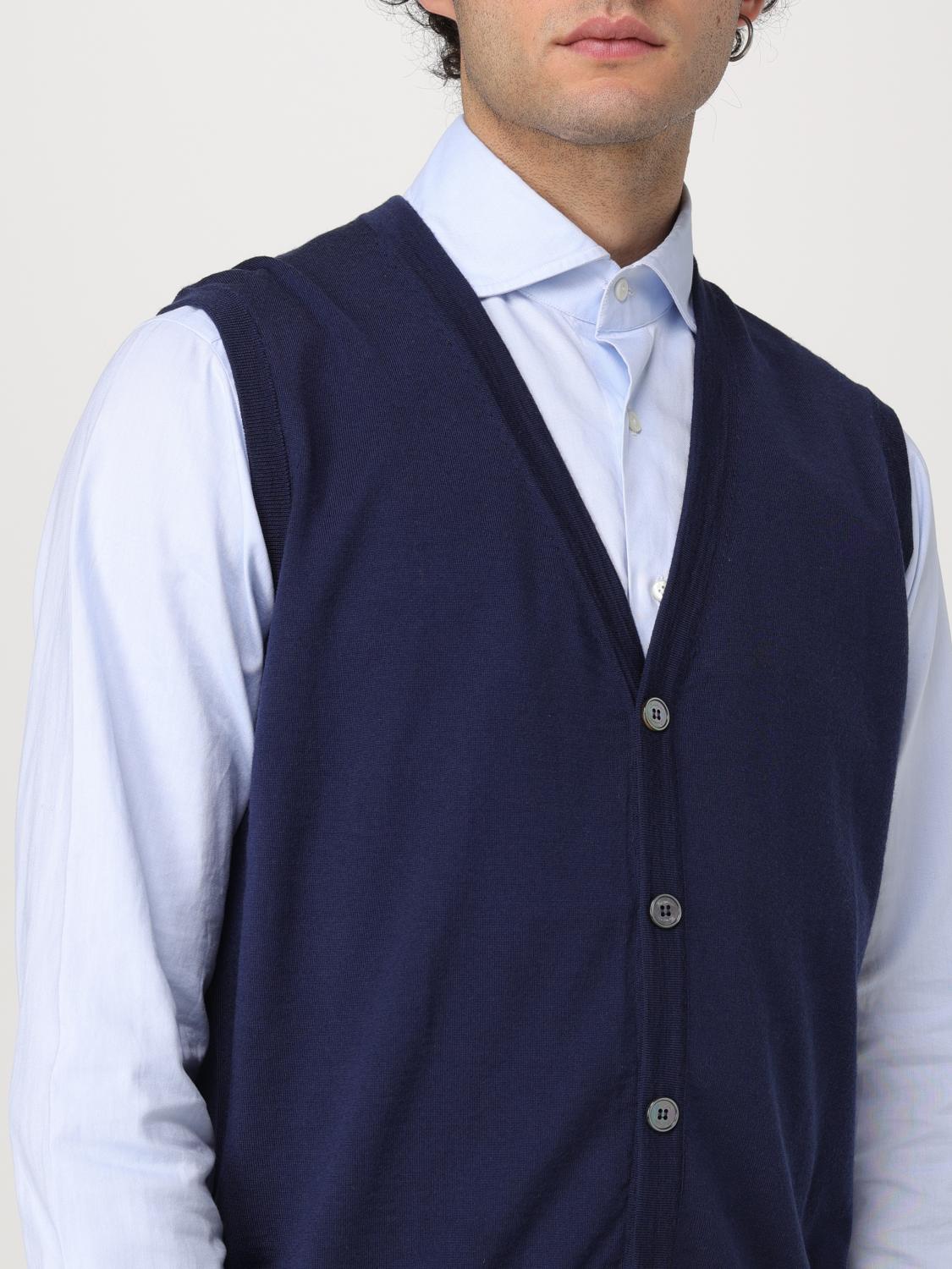 DRUMOHR CARDIGAN: Cardigan homme Drumohr, Bleu Marine - Img 4