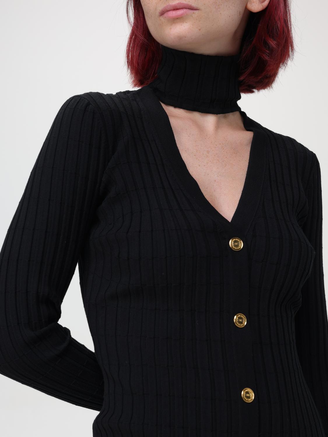 ELISABETTA FRANCHI VESTIDO: Vestido mujer Elisabetta Franchi, Negro - Img 3