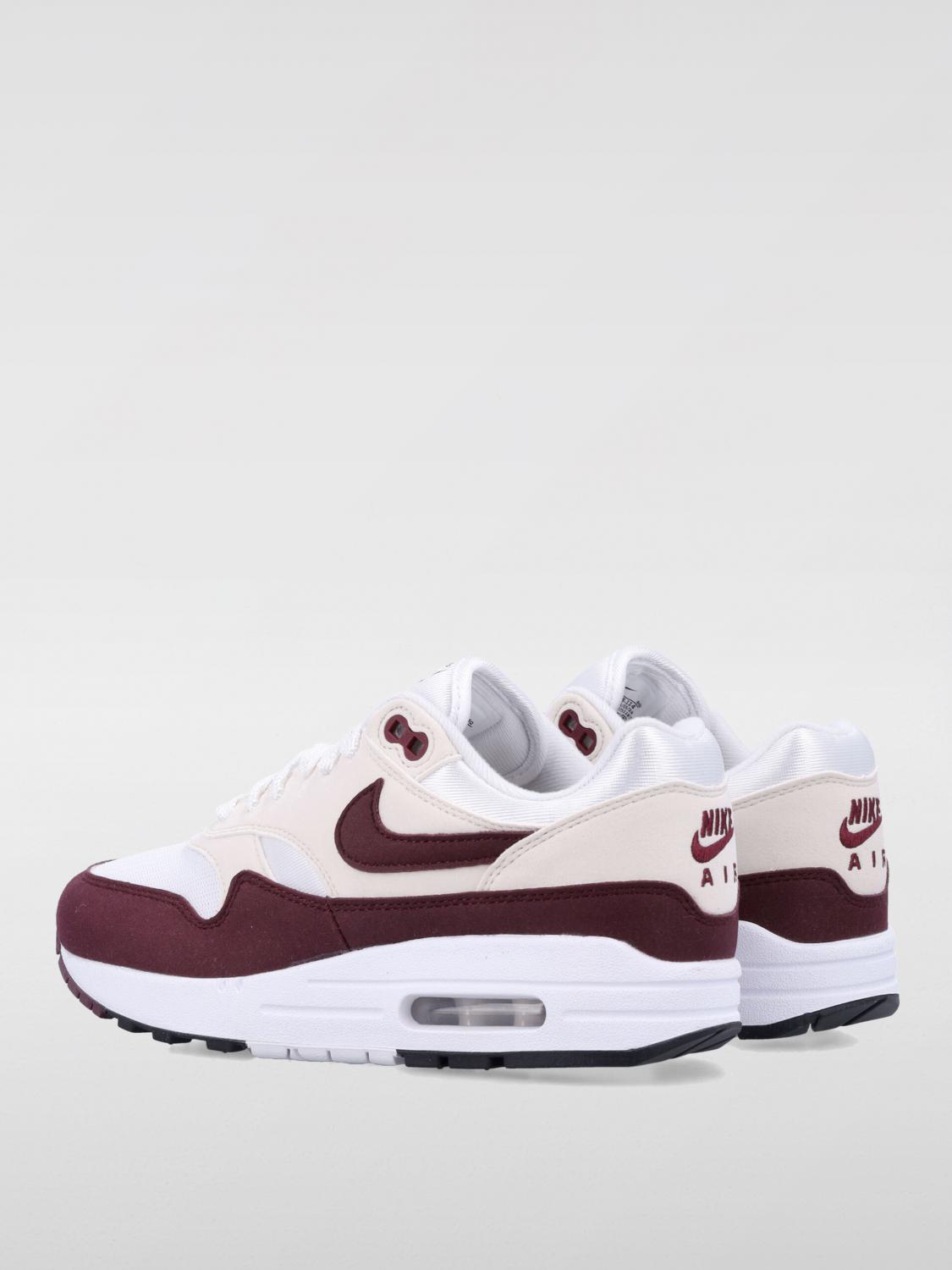 NIKE SNEAKERS: Sneakers Air Max 1 '87 Nike in camoscio e mesh , Panna - Img 3