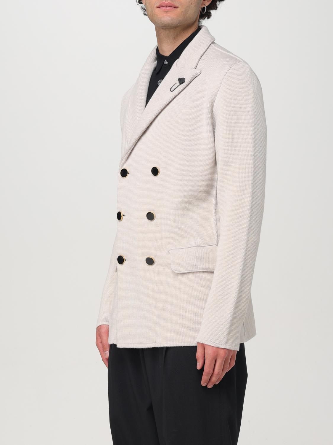 LARDINI BLAZER: Jacket men Lardini, Ivory - Img 3