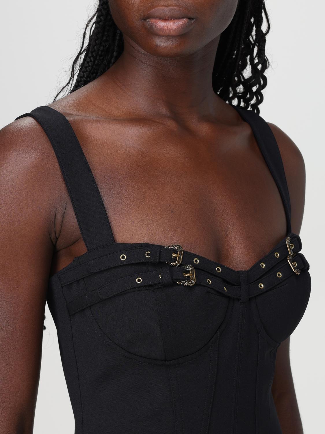 VERSACE JEANS COUTURE VESTIDO: Vestido mujer Versace Jeans Couture, Negro - Img 3