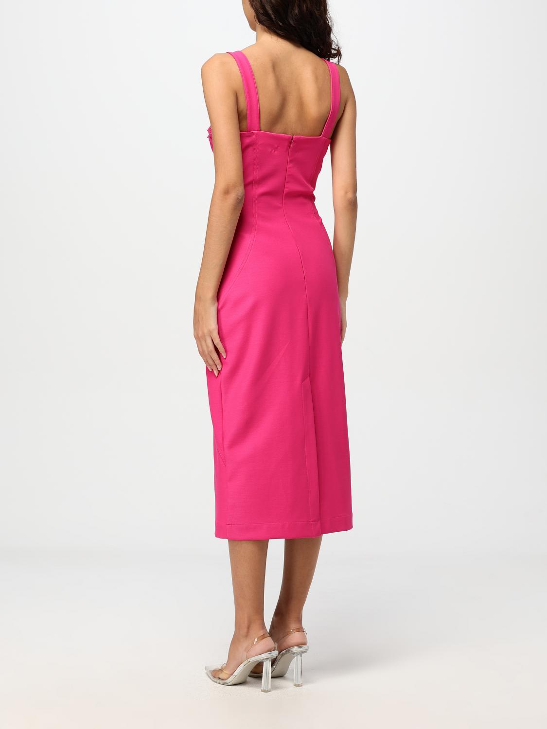VERSACE JEANS COUTURE DRESS: Dress woman Versace Jeans Couture, Fuchsia - Img 2