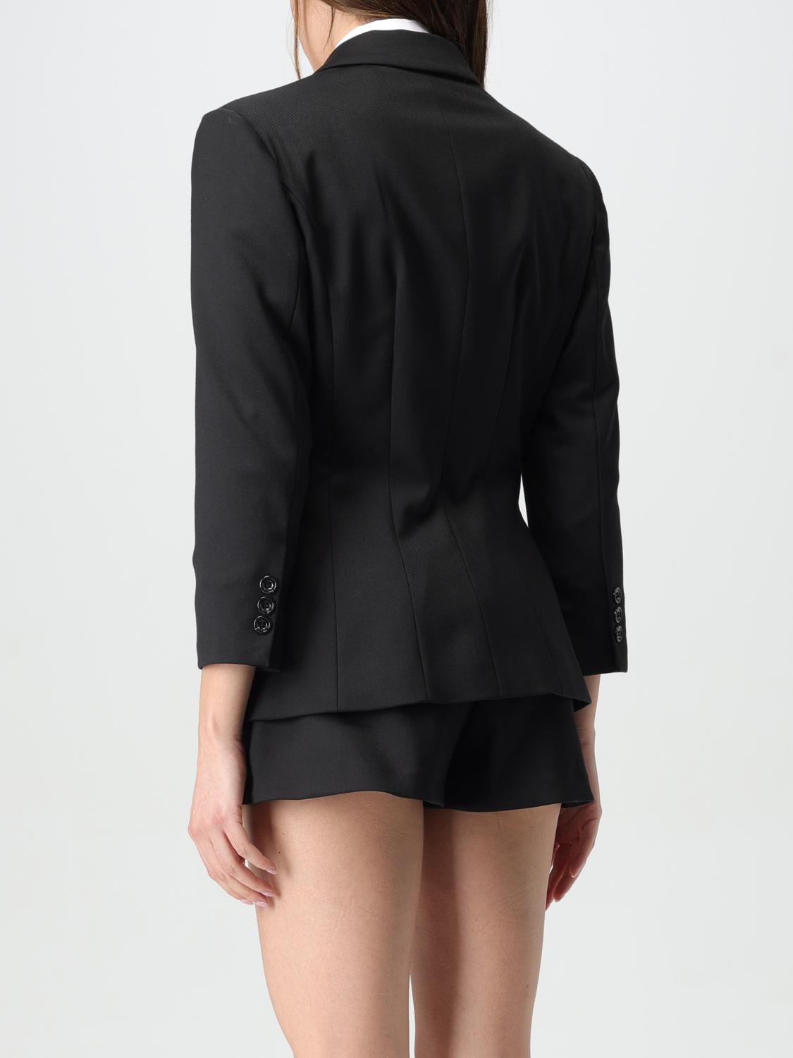 ELISABETTA FRANCHI JACKET: Jacket woman Elisabetta Franchi, Black - Img 3