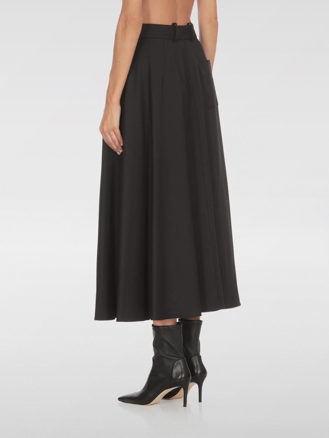ELISABETTA FRANCHI FALDA: Falda mujer Elisabetta Franchi, Negro - Img 2