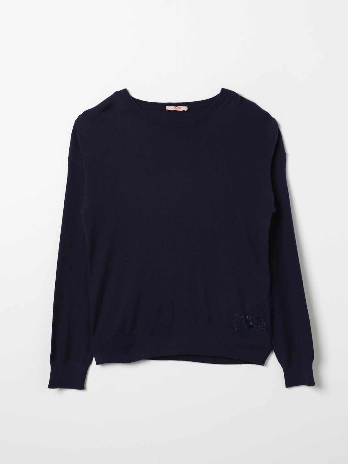 LIU JO SWEATER: Sweater kids Liu Jo, Blue - Img 1