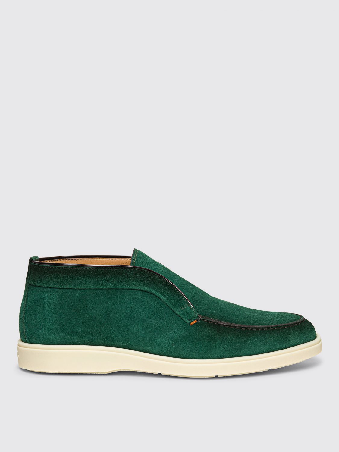 SANTONI CHUKKA BOOTS: Loafers men Santoni, Green - Img 1