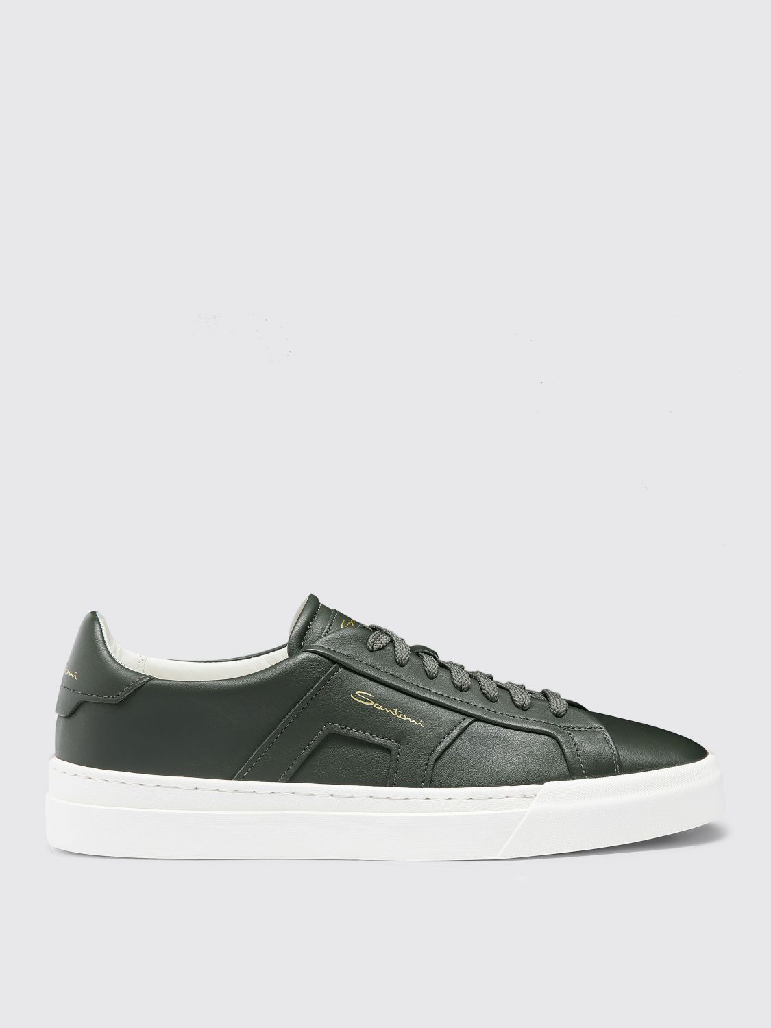 SANTONI SNEAKERS: Sneakers men Santoni, Green - Img 1