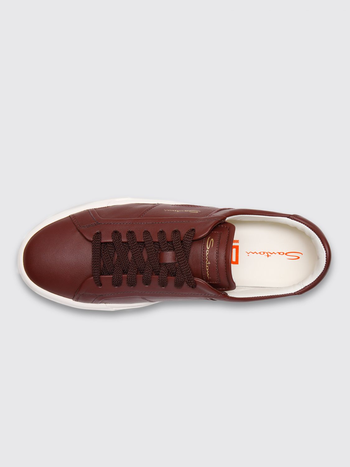 SANTONI SNEAKERS: Sneakers herren Santoni, Burgunderrot - Img 3