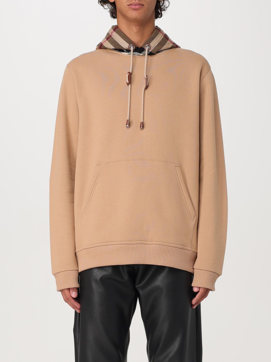 BURBERRY SWEATSHIRT: Sweatshirt homme Burberry, Beige - Img 1