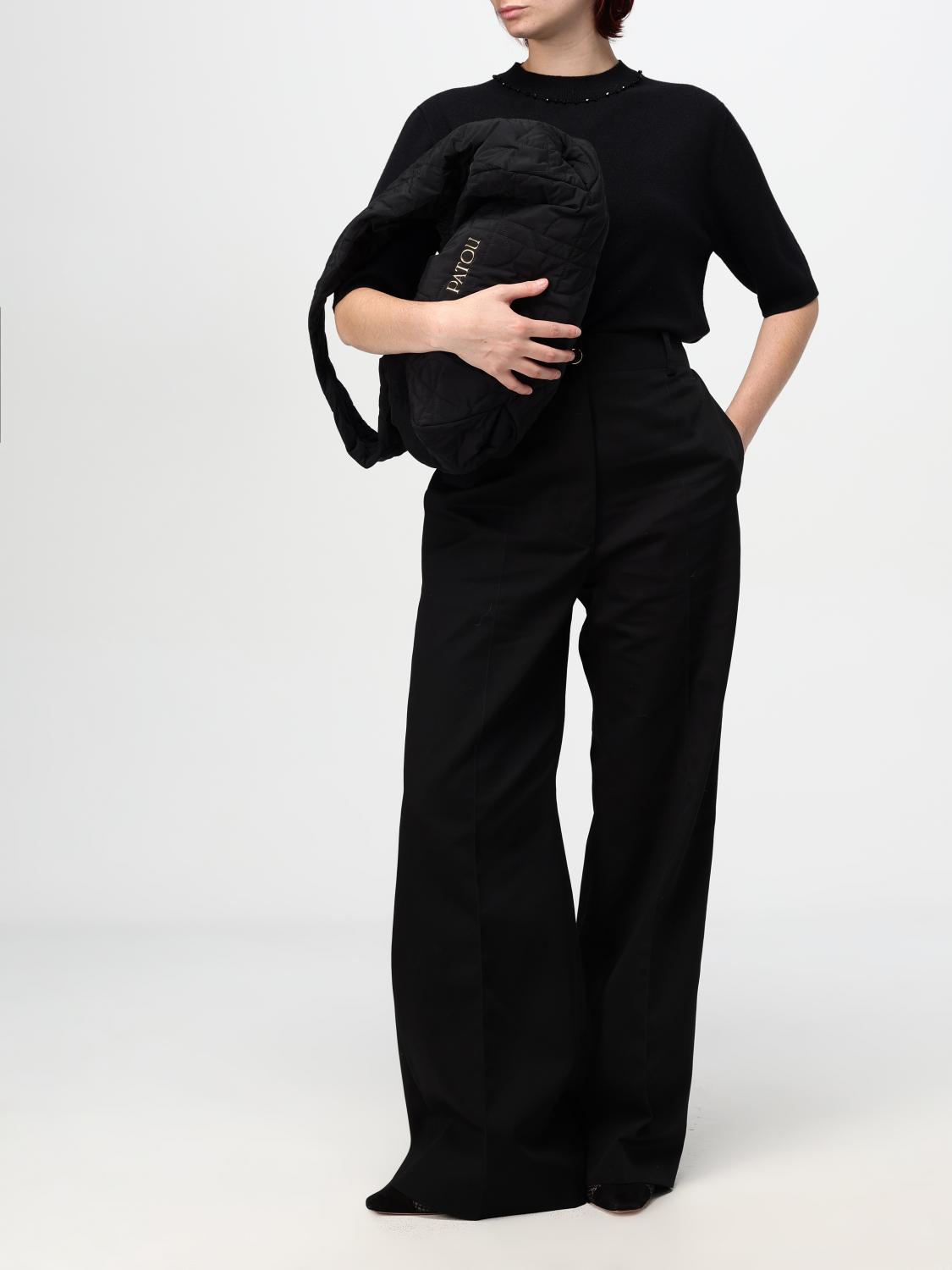 PATOU PANTS: Pants woman Patou, Black - Img 2