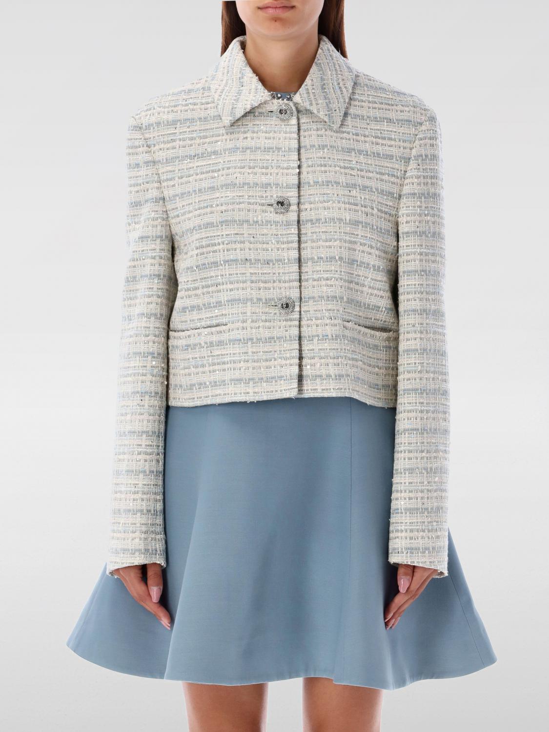 VALENTINO VESTE: Veste femme Valentino Garavani, Bleu - Img 1