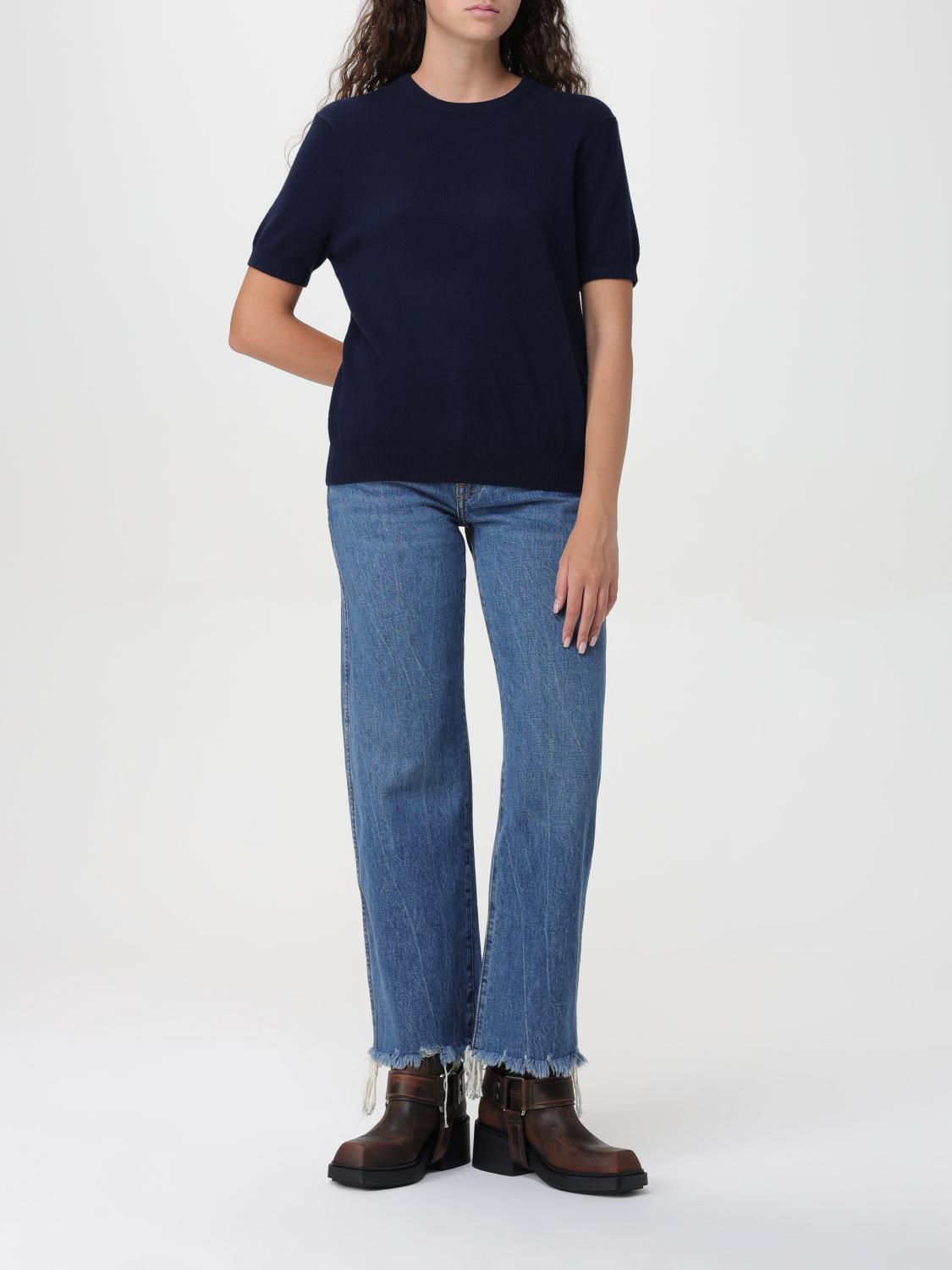 KHAITE PULL: Pull femme Khaite, Bleu Marine - Img 2