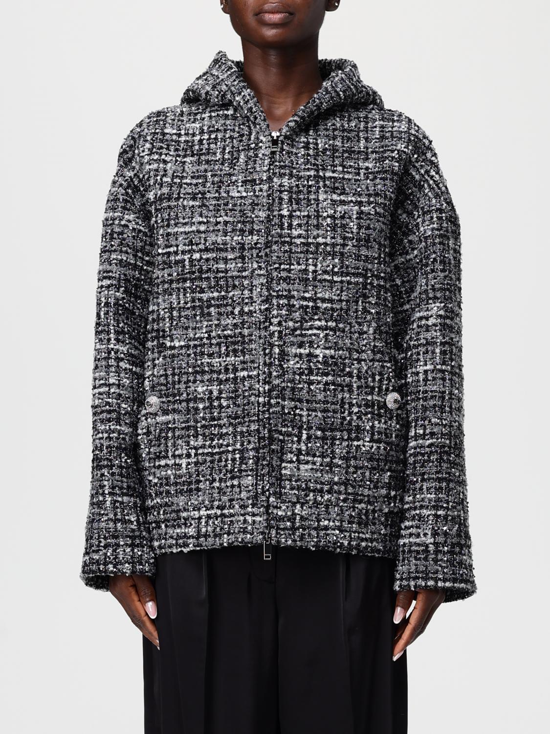 VALENTINO COAT: Jacket woman Valentino, Black - Img 1