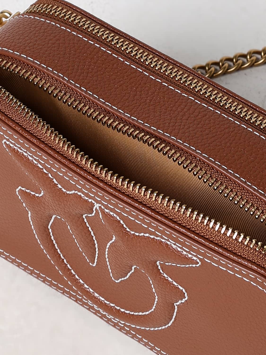 PINKO MINITASCHE: Schultertasche damen Pinko, Leder - Img 3