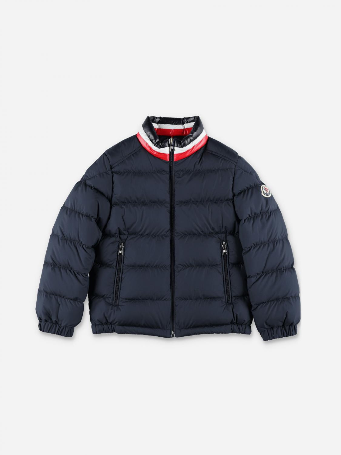 MONCLER JACKET: Jacket kids Moncler, Blue - Img 1