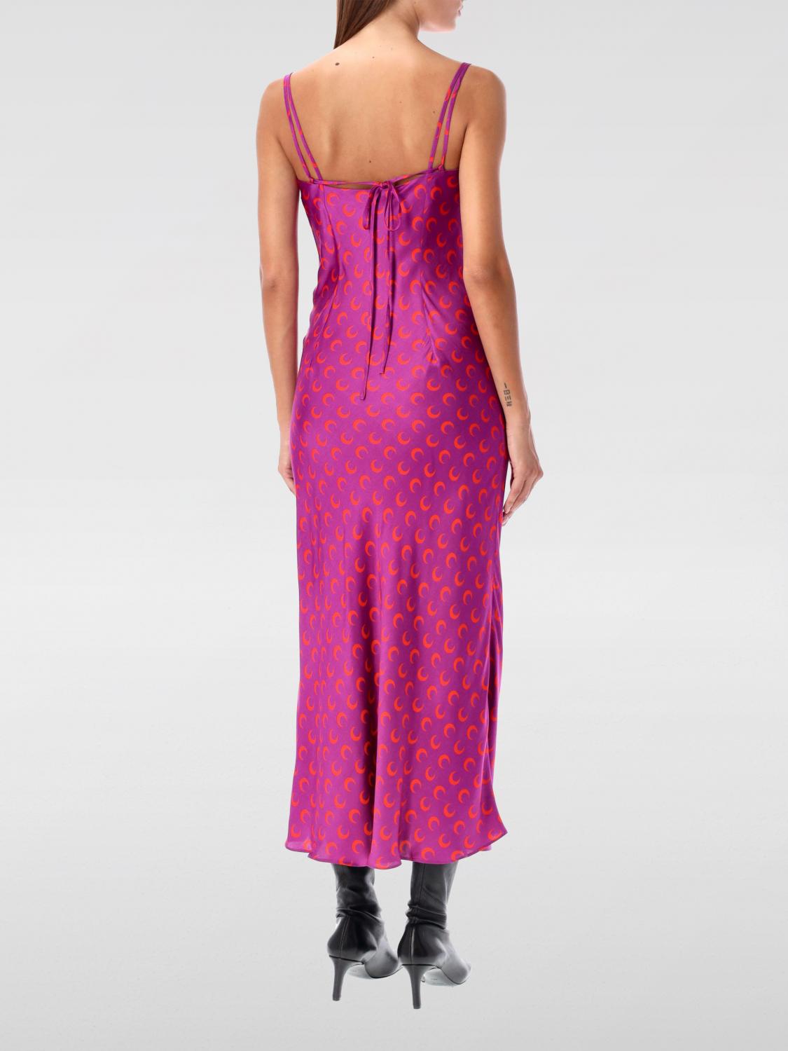 MARINE SERRE DRESS: Dress woman Marine Serre, Violet - Img 2