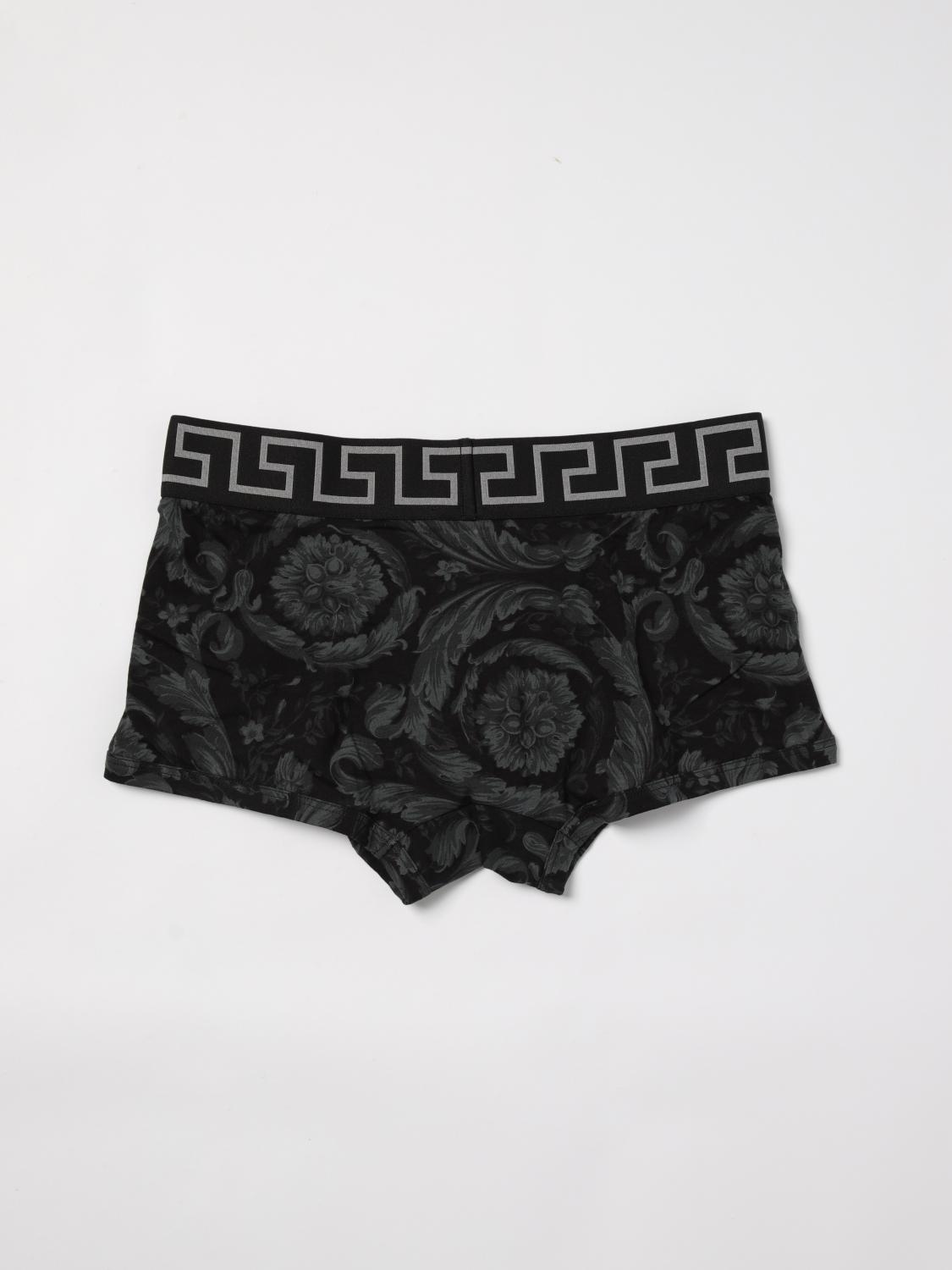 VERSACE UNTERWÄSCHE: Socken herren Versace, Schwarz - Img 2