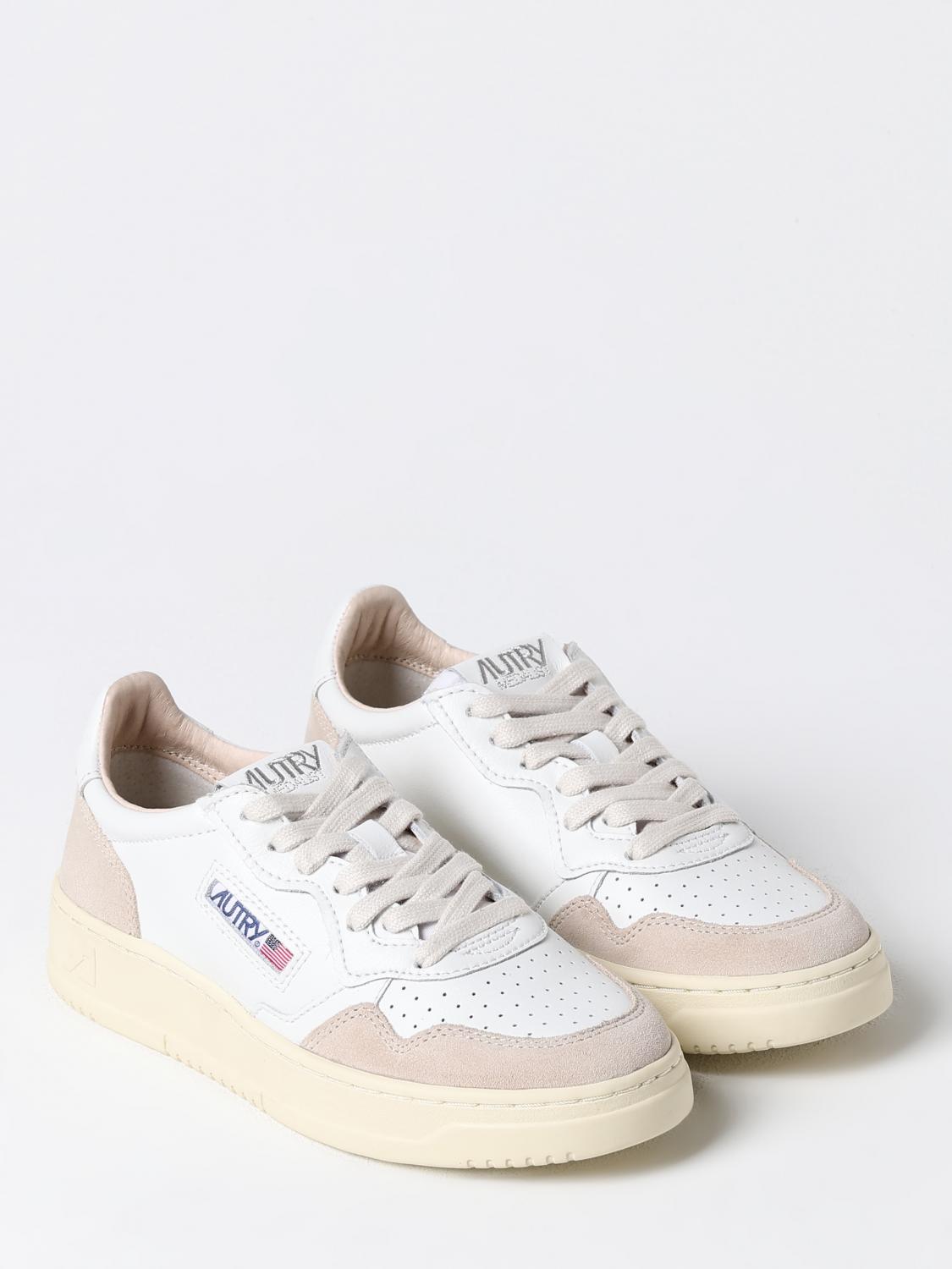 AUTRY SNEAKERS: Sneakers Medalist Autry in pelle , Bianco - Img 2