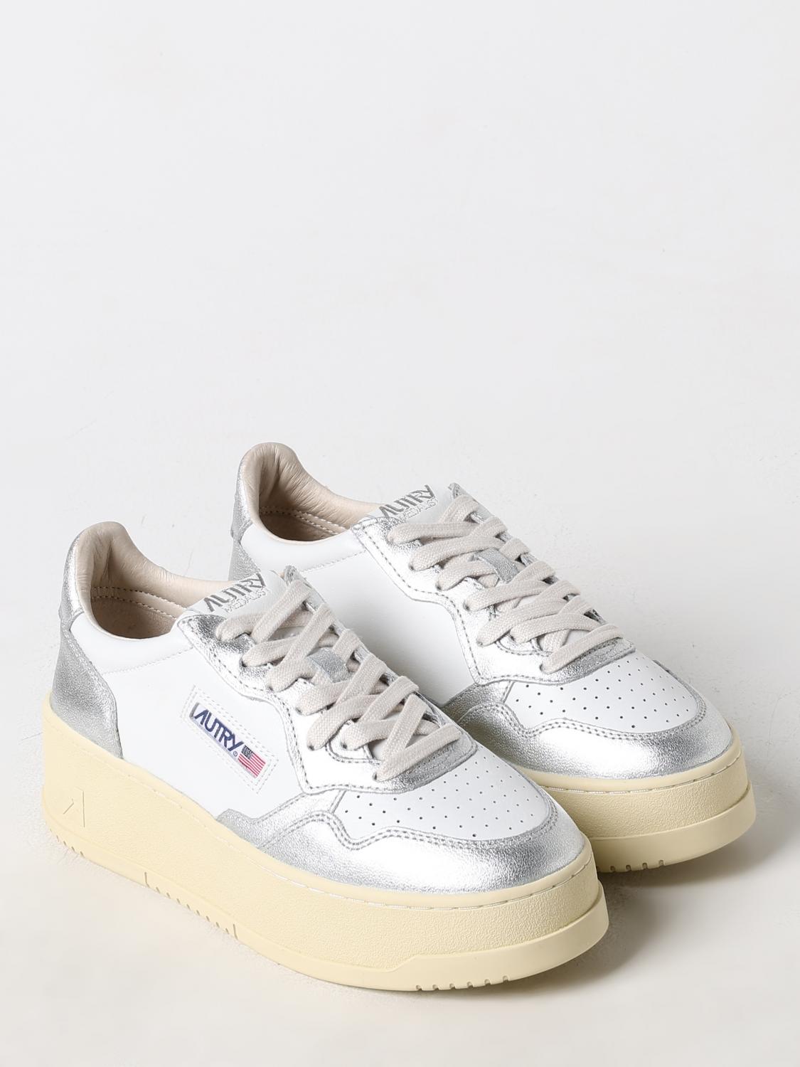 AUTRY SNEAKERS: Sneakers Medalist Platform Autry in pelle , Bianco - Img 2