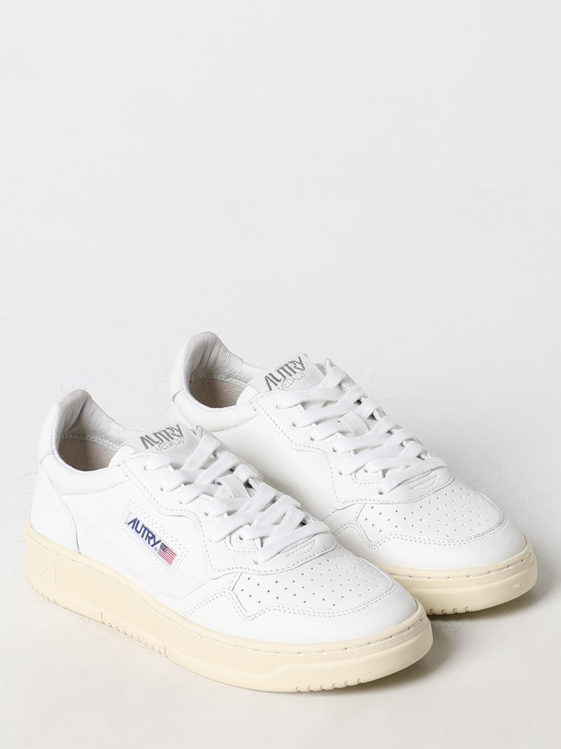 AUTRY SNEAKERS: Sneakers Medalist Autry in pelle , Bianco - Img 2