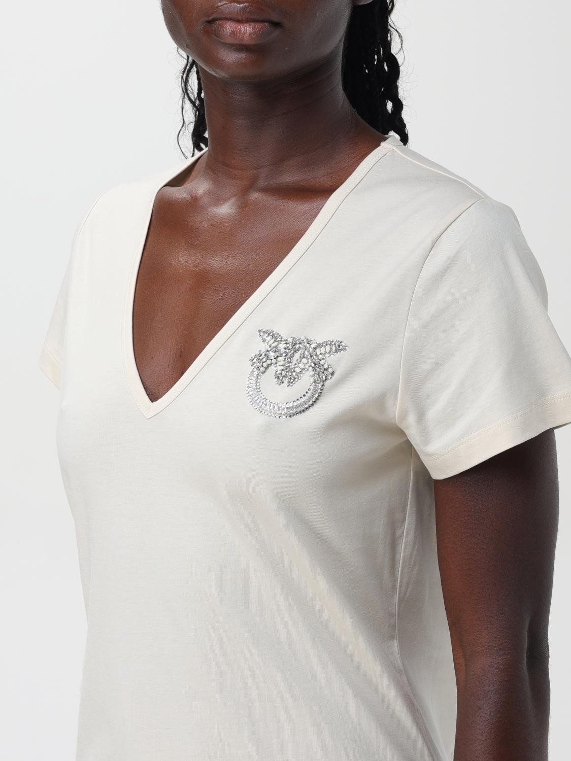PINKO CAMISETA: Camiseta mujer Pinko, Leche - Img 3