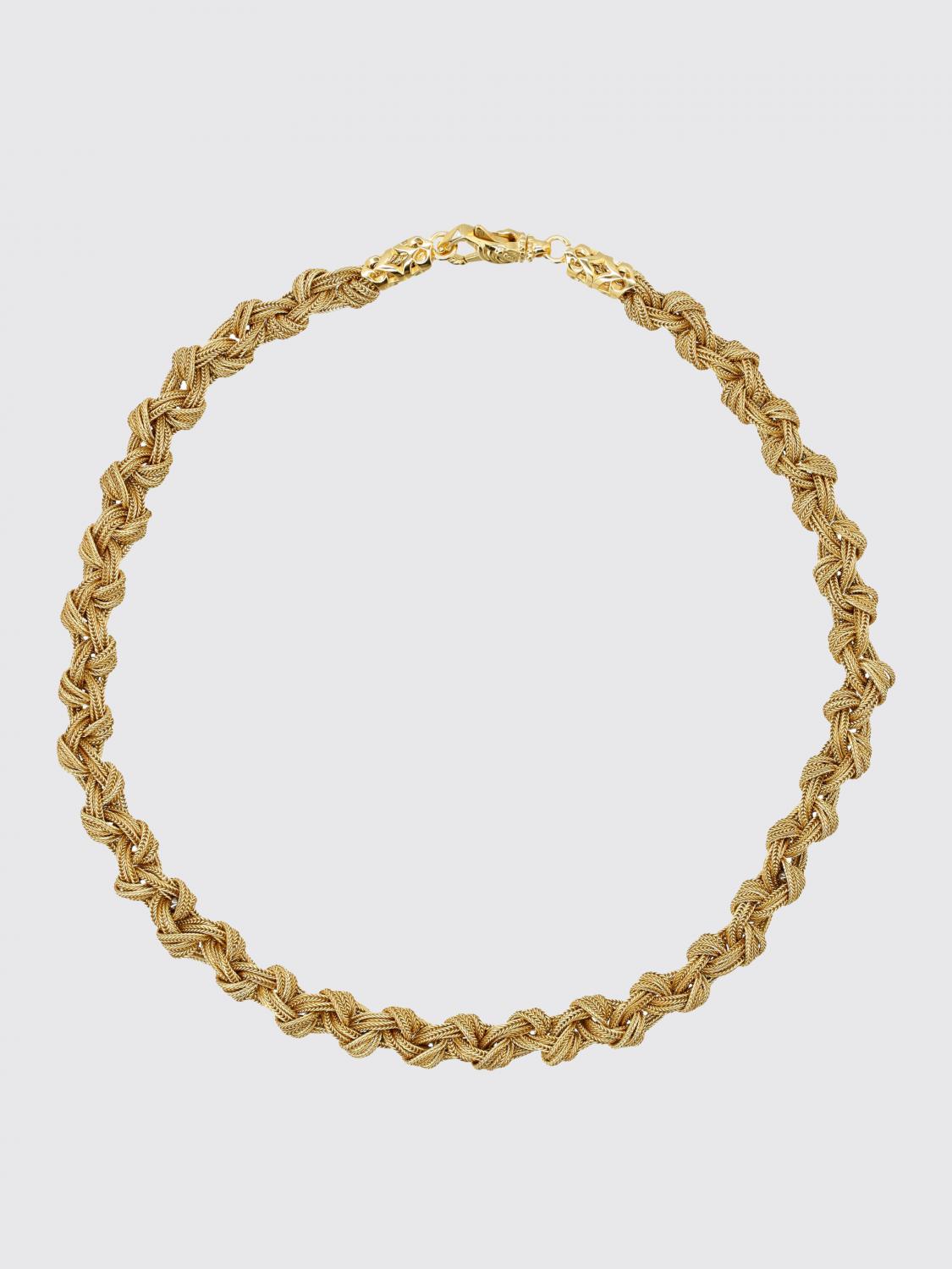 EMANUELE BICOCCHI GIOIELLO: Collana intrecciata Emanuele Bicocchi, Oro - Img 1