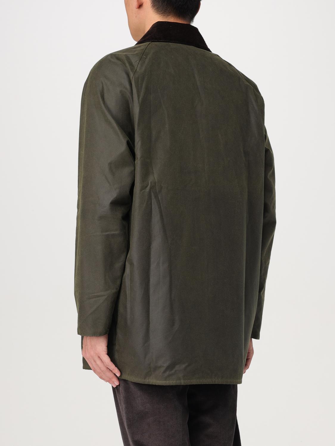 BARBOUR 재킷: Barbour 왁스 코튼 윈드브레이커, 그린 - Img 2