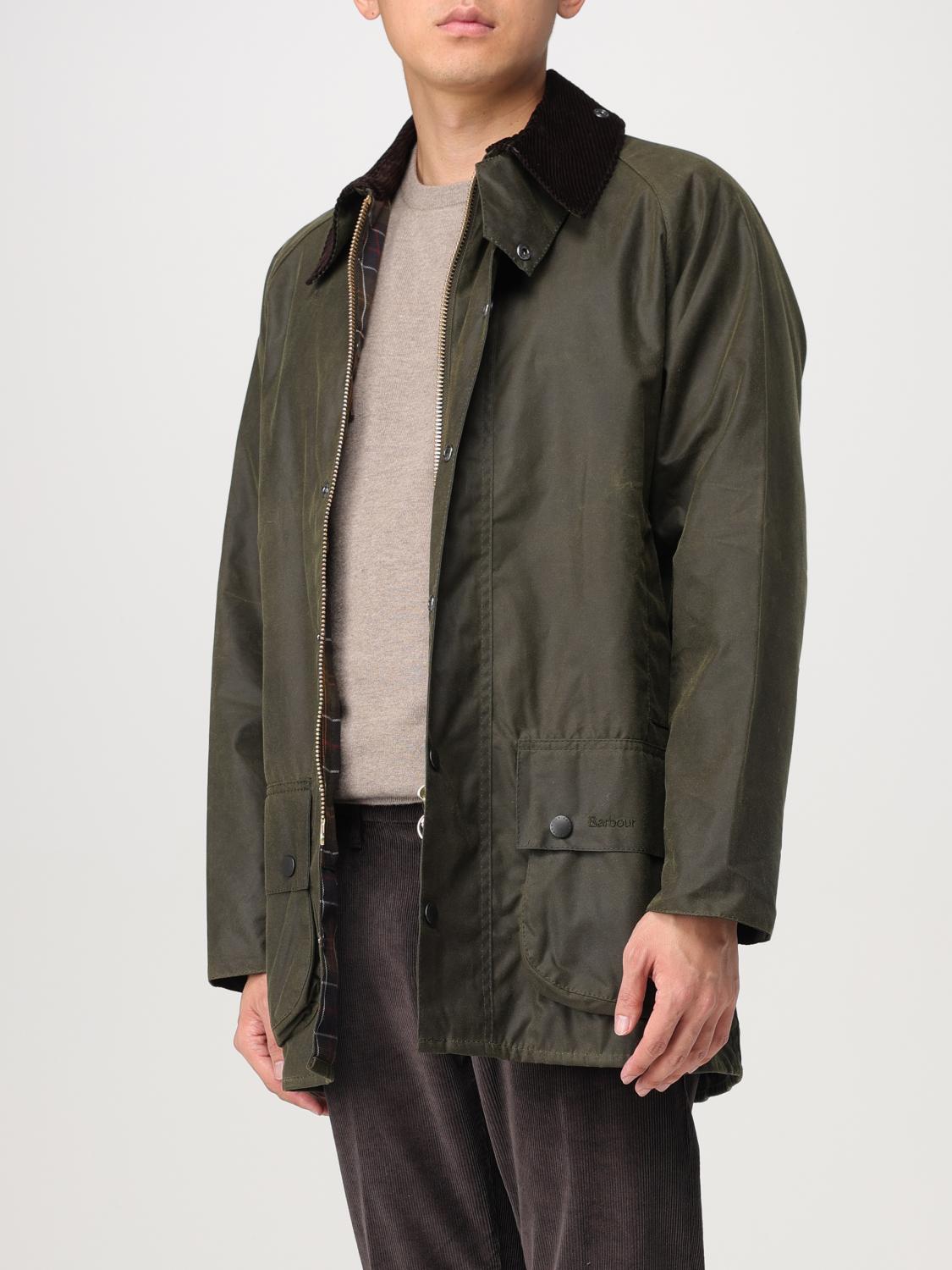 BARBOUR 재킷: Barbour 왁스 코튼 윈드브레이커, 그린 - Img 3