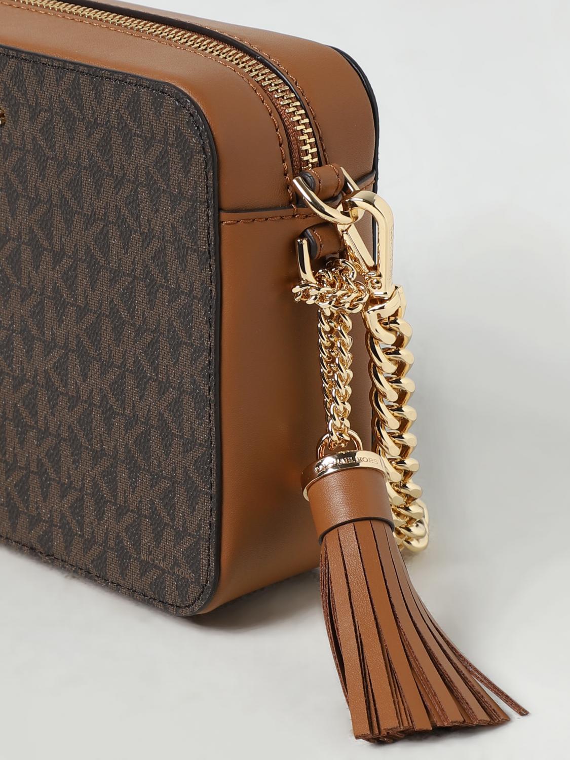 MICHAEL KORS SAC BANDOULIÈRE: Portefeuille femme Michael Kors, Marron - Img 3
