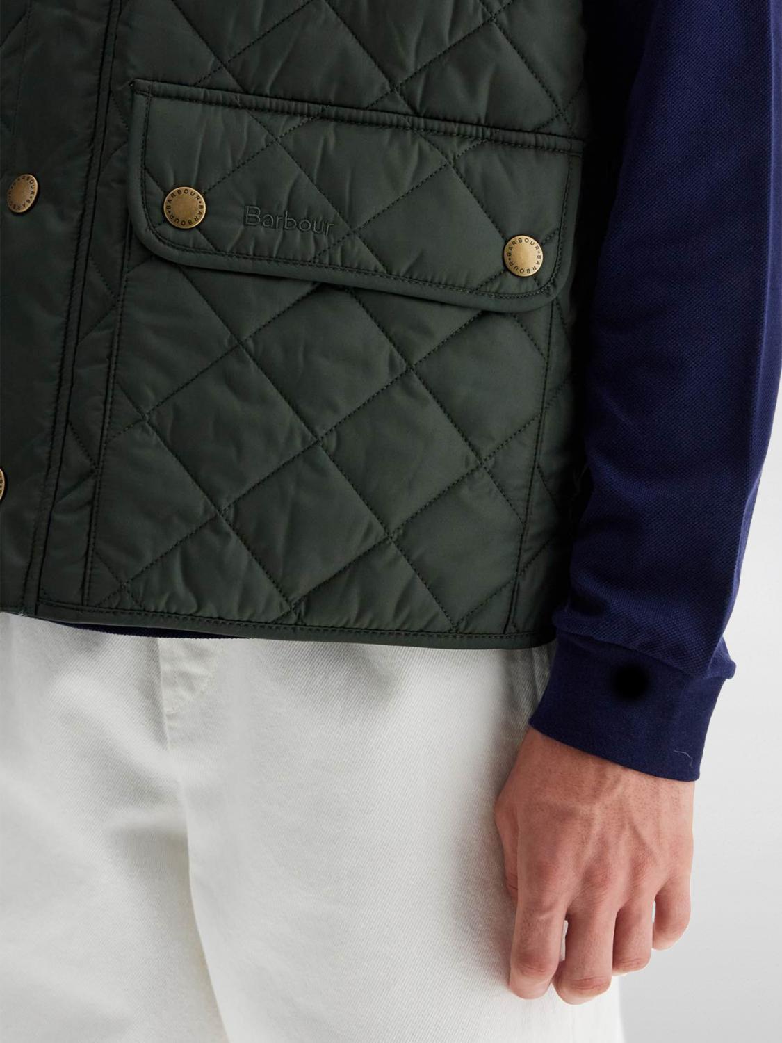 BARBOUR 정장 조끼: 재킷 남성 Barbour, 그린 - Img 3