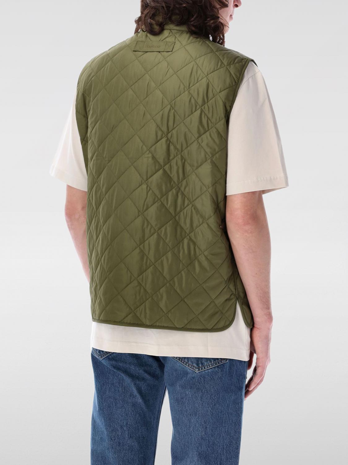BARBOUR スーツベスト: ジャケット メンズ Barbour, オリーブ - Img 2