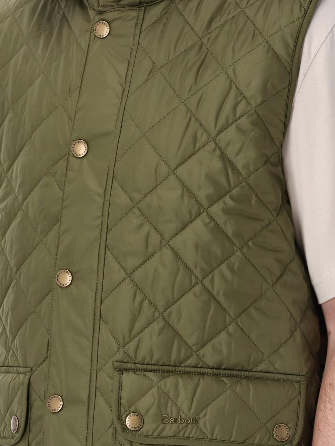 BARBOUR スーツベスト: ジャケット メンズ Barbour, オリーブ - Img 3
