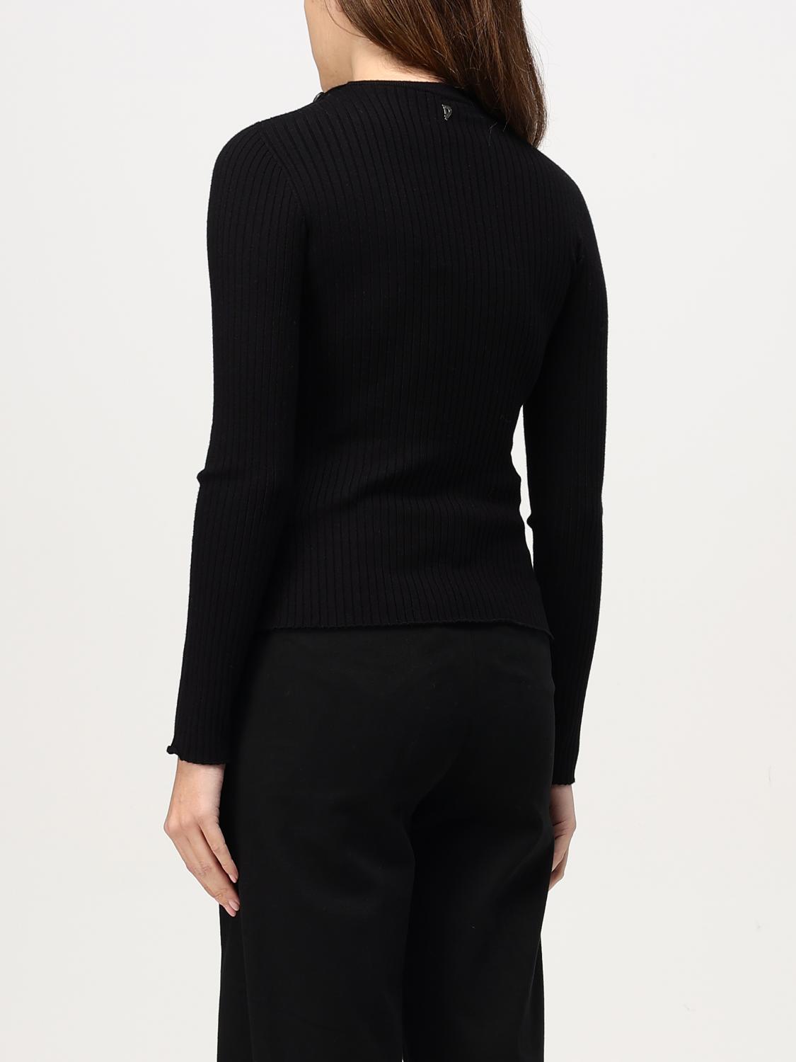 DONDUP MAGLIA: Maglia Dondup in misto cotone a coste , Nero - Img 2