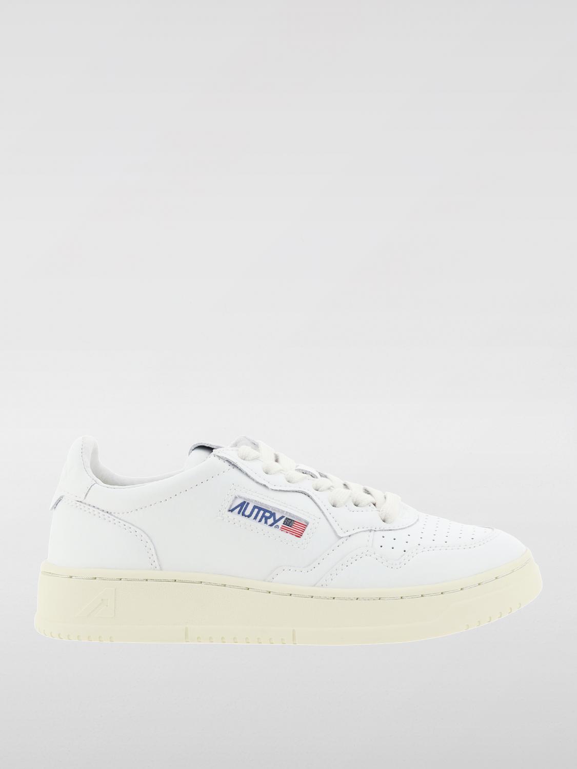 AUTRY SNEAKERS: Sneakers Medalist Low Autry in pelle, Bianco - Img 1