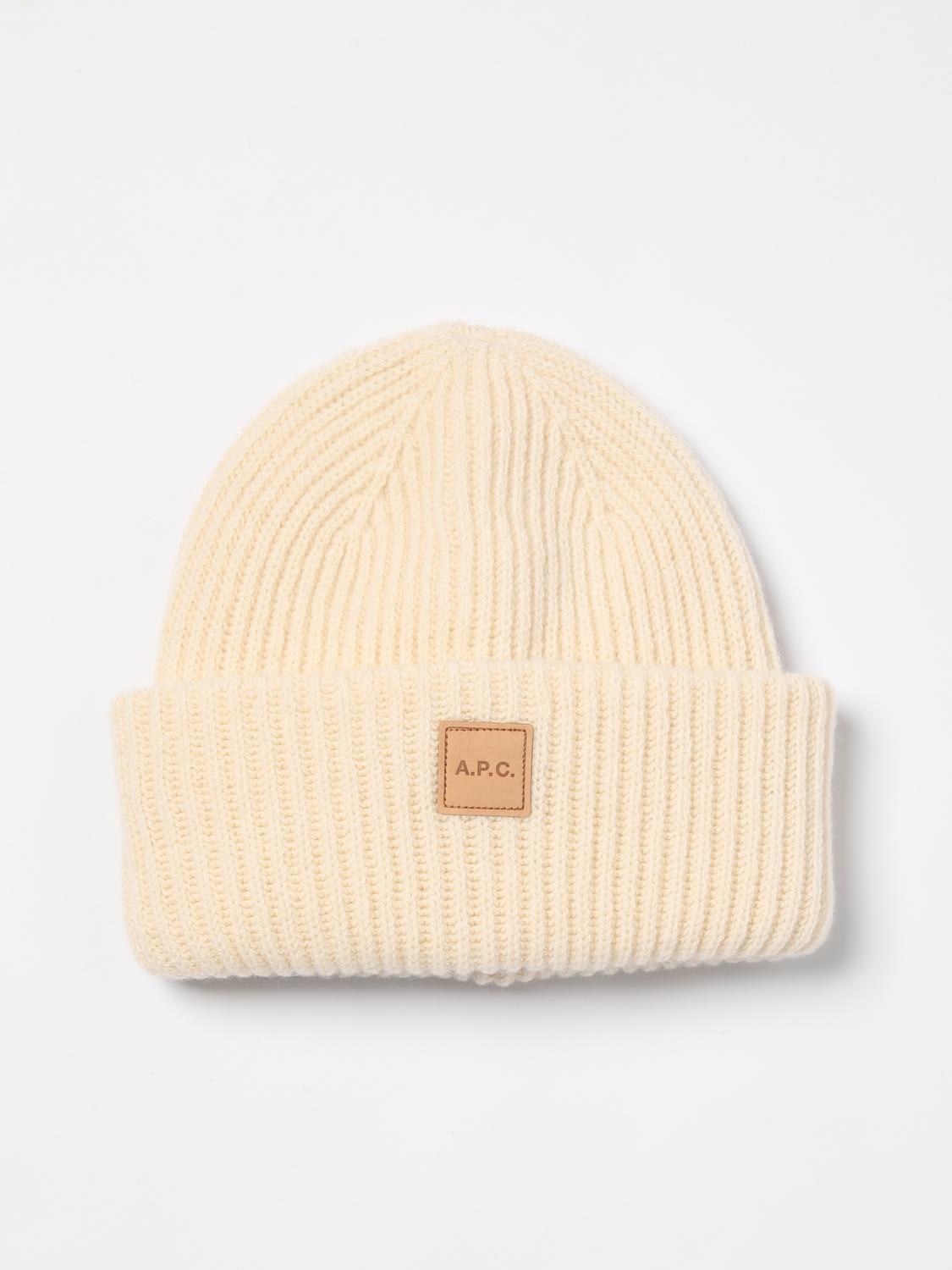 A.P.C. HAT: Hat woman A.P.C., Beige - Img 1