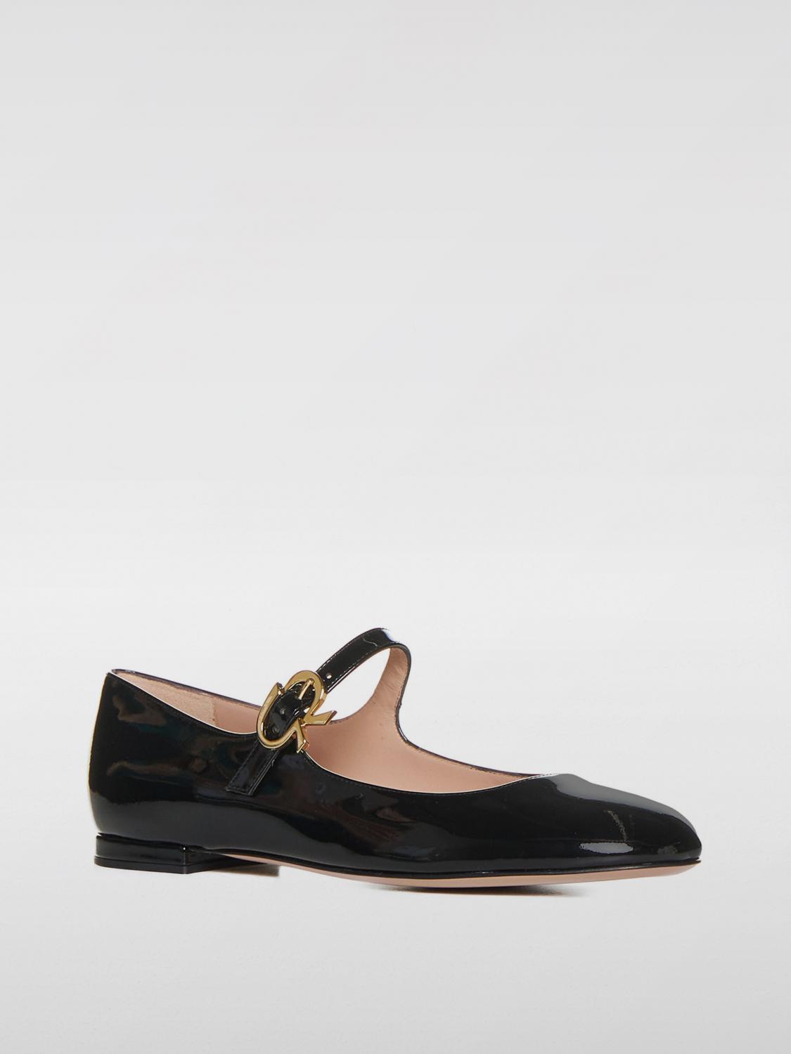 GIANVITO ROSSI BALLET FLATS: Ballet flats woman Gianvito Rossi, Black - Img 2