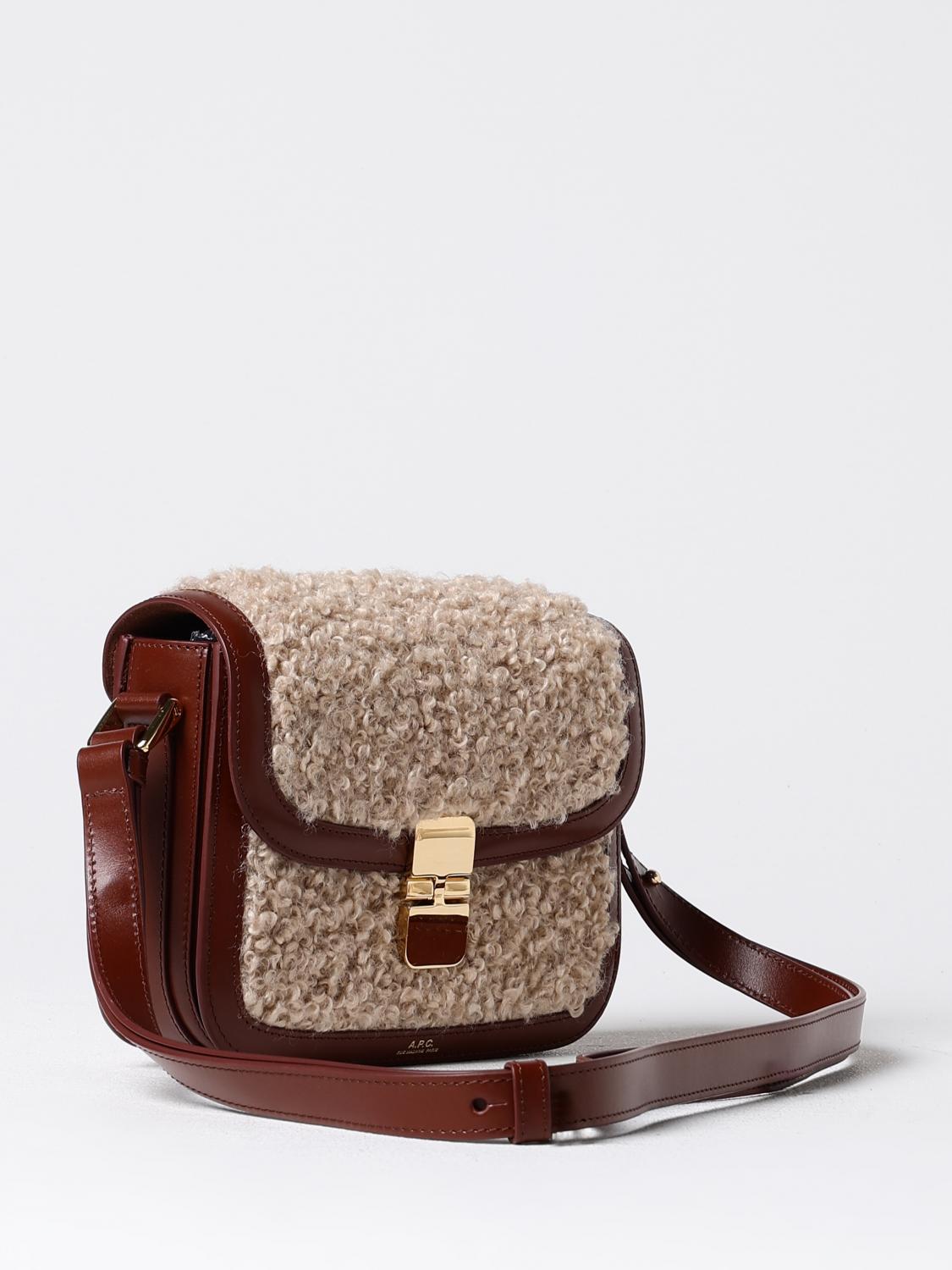 A.P.C. MINI BOLSO: Bolso de hombro mujer A.P.C., Marrón - Img 3