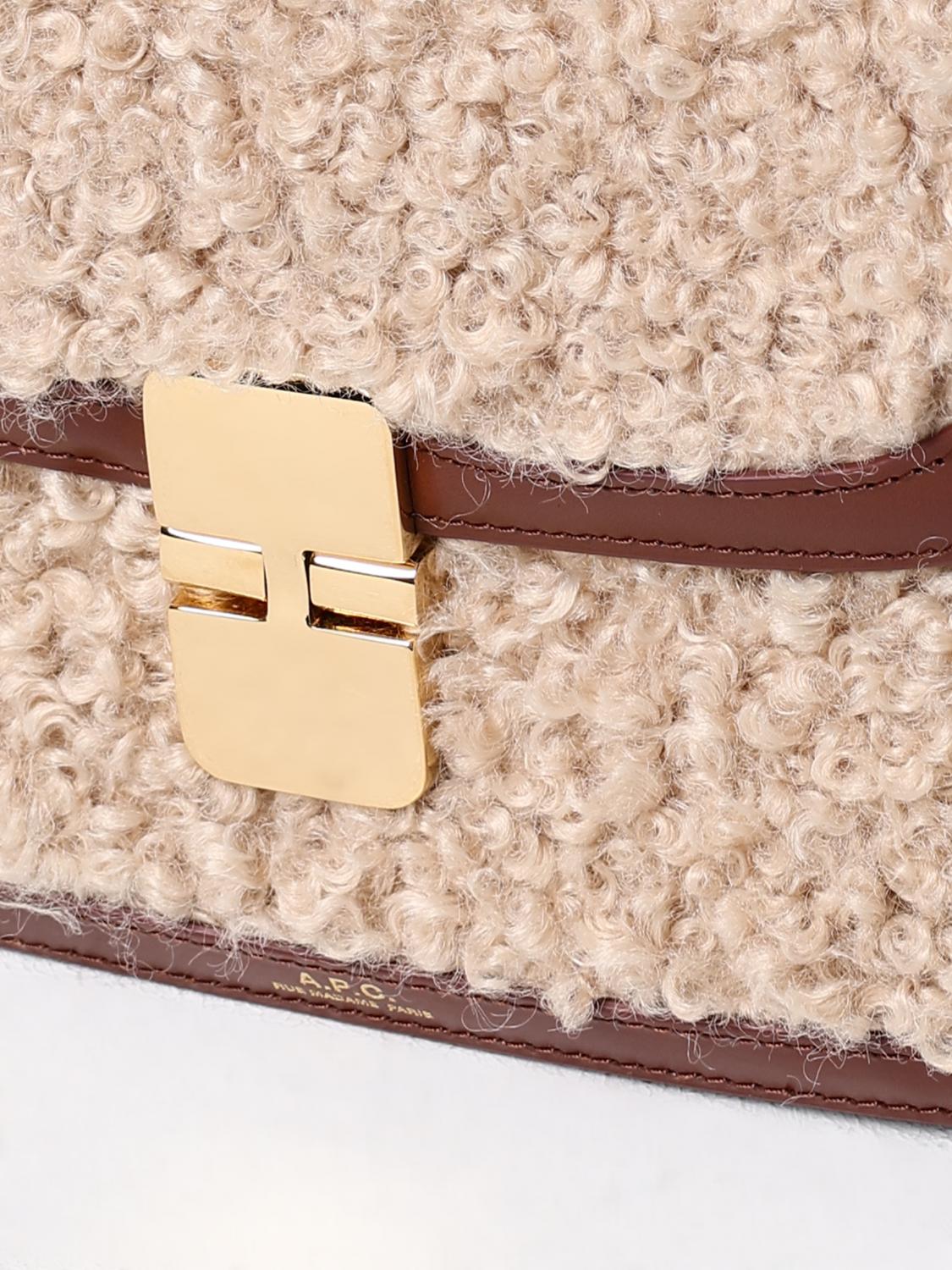 A.P.C. MINI BOLSO: Bolso de hombro mujer A.P.C., Marrón - Img 4