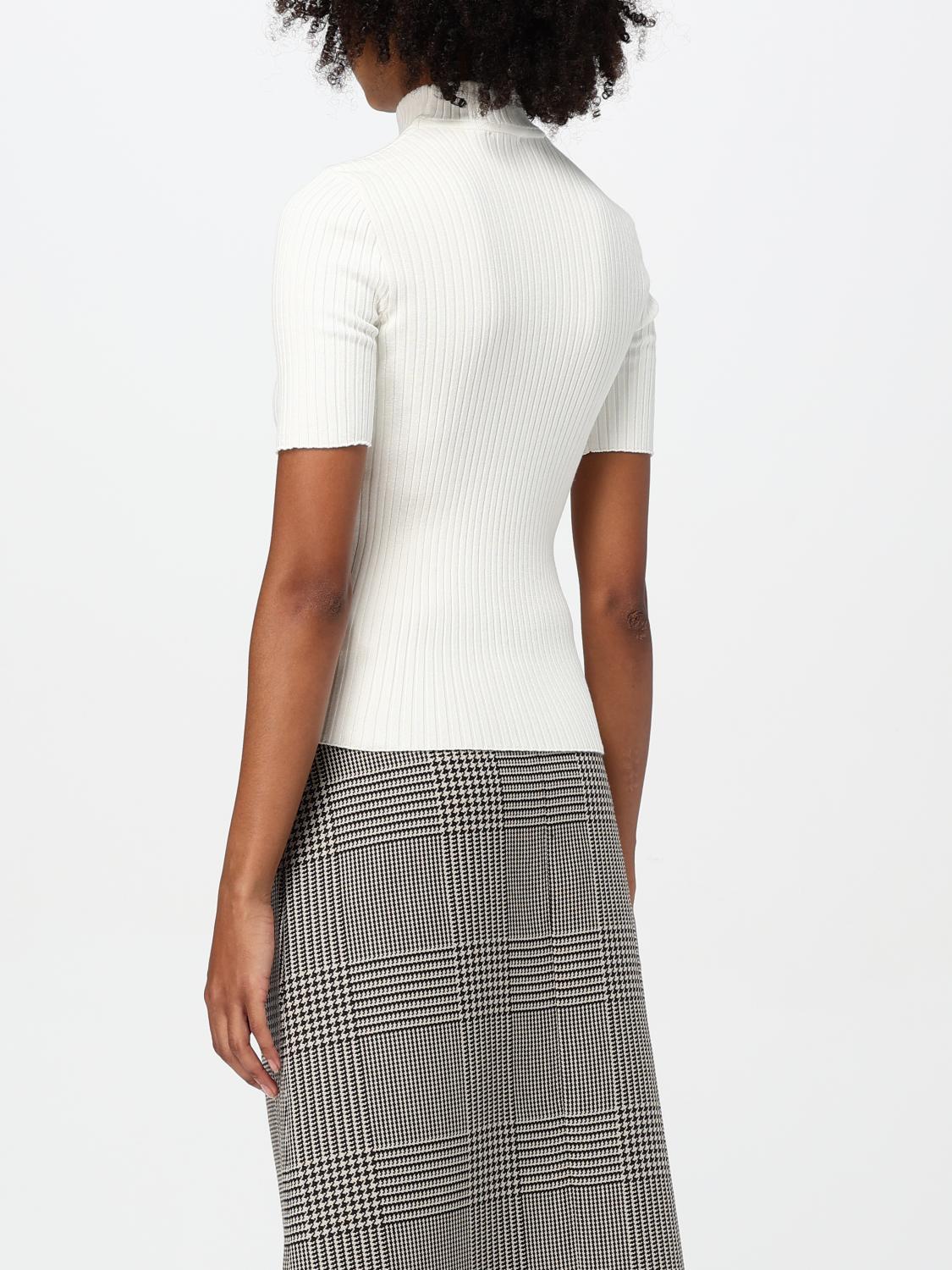 COURRÈGES JERSEY: Sudadera mujer CourrÈges, Blanco - Img 3
